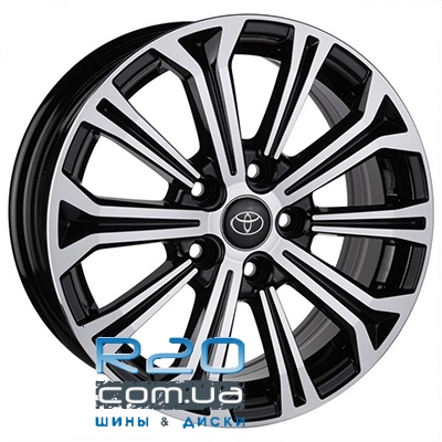 Replica Toyota (TY2051) 7x17 5x114,3 ET35 DIA60,1 (black machined face) в Днепре