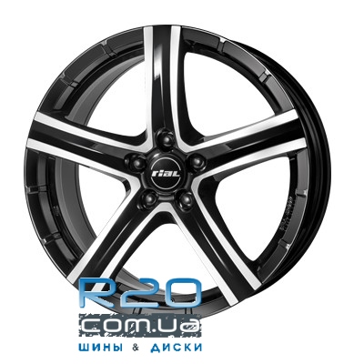 Rial Quinto 9,5x20 5x150 ET52 DIA110,1 (diamond black front polished) у Дніпрі