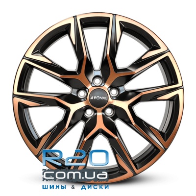 Ronal R71 8,5x20 5x112 ET52 DIA66,6 (matt jet black copper) у Дніпрі