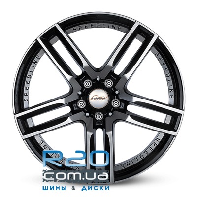 Speedline SL1 Imperatore 8,5x19 5x120 ET35 DIA76 (black front diamond cut) у Дніпрі