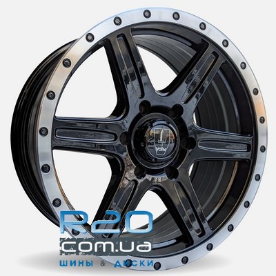 Voin Yukon 6 8,5x18 6x135 ET42 DIA87,1 (gloss black polished) у Дніпрі