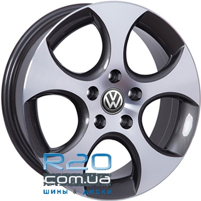 WSP Italy Volkswagen (W444) Ciprus 7,5x18 5x112 ET47 DIA57,1 (anthracite polished) у Дніпрі