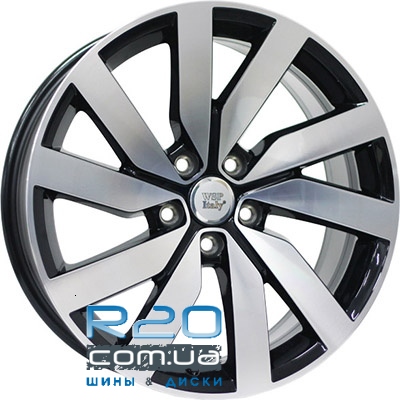 WSP Italy Volkswagen (W468) Cheope 8x18 5x112 ET44 DIA57,1 (gloss black) в Днепре