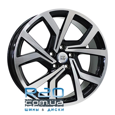 WSP Italy Volkswagen (W469) Giza 7,5x18 5x112 ET51 DIA57,1 (gloss black polished) у Дніпрі