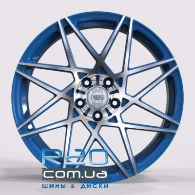 WS Forged WS2107 9x19 5x114,3 ET45 DIA70,5 (gloss blue machined face) в Днепре
