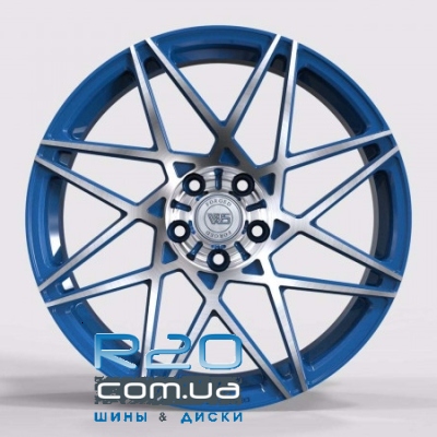 WS Forged WS2107 9x19 5x114,3 ET45 DIA70,5 (gloss blue machined face) у Дніпрі