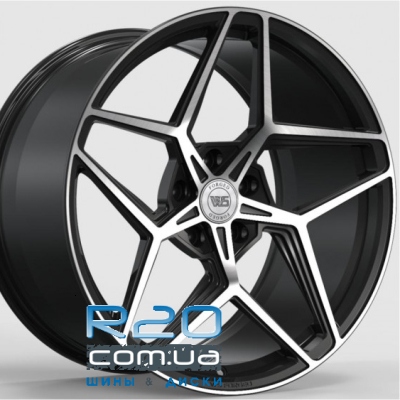WS Forged WS2125 10x20 5x120 ET20 DIA66,9 (satin black machined face) в Днепре
