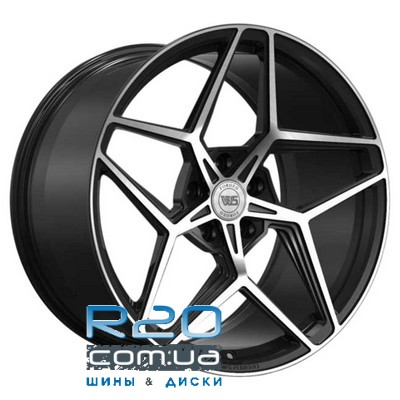 WS Forged WS2125 10x20 5x120 ET20 DIA66,9 (satin black machined face) в Днепре