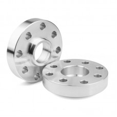 Проставка Adaptex 15мм 5х112 с направляющей 66,6 (BMW, Mercedes, Audi) Silver