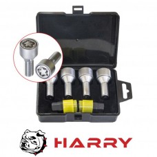 Секретные Болты Harry 14х1,5 L28мм Конус 17,19 ключ Matt Chrome