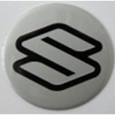 Наклейка на диск Suzuki 50 плоский серый