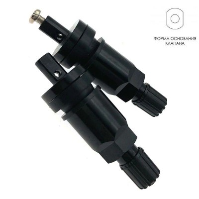 Аксесуари Вентиль воздушный для датчиков давления TPMS (AL17-20008Black) у Дніпрі