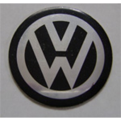 Наклейка на диск Volkswagen 60 плоский с логотипом на колпачок колесных дисков