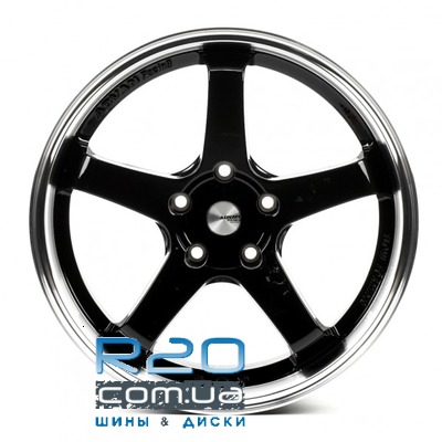 Flow Forming FFCGT 8x18 5x120 ET30 DIA72,6 (gloss black lip polished) в Днепре