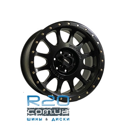 Off Road Wheels OW9095 9x17 5x127 ET-12 DIA71,6 (matt black) в Днепре
