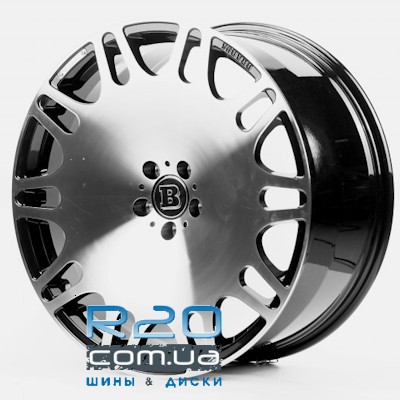 Replica Forged Mercedes (MR540) 10x22 5x112 ET45 DIA66,6 (gloss black machined face) в Днепре