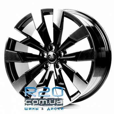 Replica Land Rover (LR1131) 10x22 5x120 ET40 DIA72,6 (gloss black machined) у Дніпрі