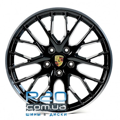Replica Porsche (PR3083) 11,5x21 5x130 ET69 DIA71,6 (gloss black machined lip) в Днепре