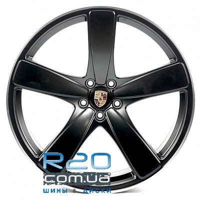 Replica Porsche (PR5486) 9x21 5x112 ET26 DIA66,6 (satin black lip polished) в Днепре