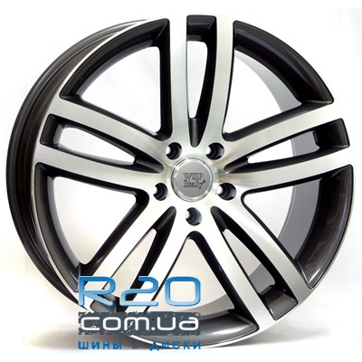 WSP Italy Audi (W551) Q7 Wien 10x22 5x130 ET55 DIA71,6 (anthracite polished) в Днепре