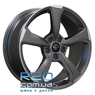 WSP Italy Audi (WD005) Formentera 8x18 5x112 ET39 DIA66,6 (matt gun metal polished) в Днепре