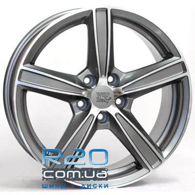 WSP Italy Volvo (W1254) Lima 8x19 5x108 ET49 DIA67,1 (anthracite polished) в Днепре