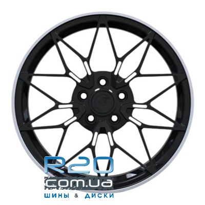 WS Forged WS-14M 8x18 5x112 ET50 DIA66,6 (gloss black lip polished) у Дніпрі